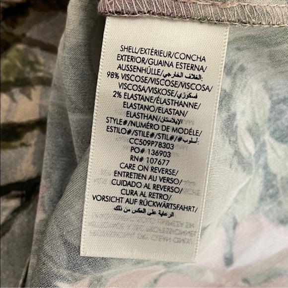 Alice + Olivia Maeve Floral Forest Slip Skirt in Forbidden Forest size 6 - Picture 10 of 10